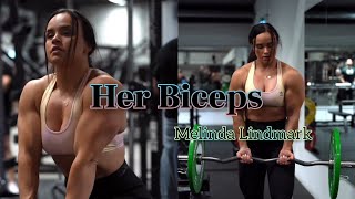 Her Biceps💪🏻  Melinda Lindmark gymgirls melinalindmark crossfit [upl. by Llennahs107]