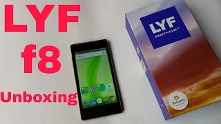 LYF F8 Unboxing  Reliance JIO [upl. by Reddin]