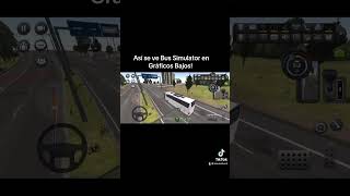 Bus Simulator en Gráficos Bajos elautobus zuuks bussimulatorultimate [upl. by Ammadis]