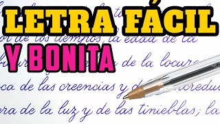 🖊️ CÓMO ESCRIBIR LETRAS BONITAS con un simple BOLíGRAFO [upl. by Belak]