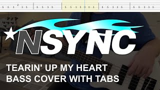 NSYNC  Tearin Up My Heart Bass Cover with Tabs [upl. by Kelli]