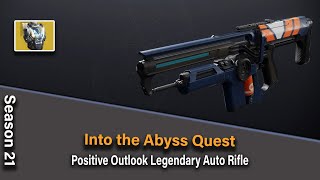 Destiny 2 Season Of The Deep  quot Into The Abyss quot Quest [upl. by Iadrahc281]