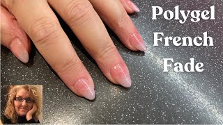 How To Baby Boomer Nails Using Polygel  French Fade Ombre Nails  Naio Acrygel [upl. by Ynove]