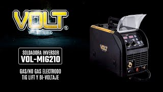 Te presentamos la poderosa VOLMIG210 de VOLT WELD® [upl. by Dorin]