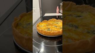 Easy spinach artichoke quiche for breakfast cooking [upl. by Refannej]