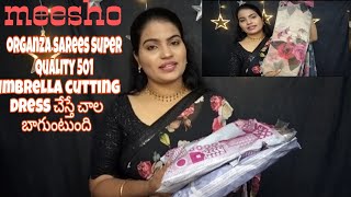 meesho organza saree 100 recommended sarees super quality dont miss video [upl. by Manton]