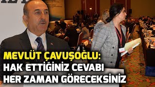 Mevlüt Çavuşoğlundan Fransız parlamentere 1915 olayları tepkisi [upl. by Aytac]