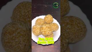 Healthy Laddu😋 food health farm fitness shorts trending viralshorts [upl. by Ariada]