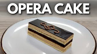 Opera Cake Recipe From A Michelin Star Pastry Chef [upl. by Eillim]