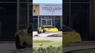 A yellow Lamborghini STO at Osborne park ￼￼ [upl. by Juback904]