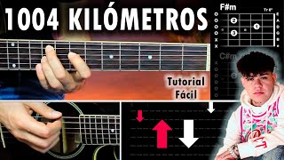 1004 Kilómetros  Junior H GUITARRA Tutorial  Acordes [upl. by Oreste971]