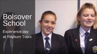 Bolsover School visit Rayburn Tours HQ [upl. by Zetnas]