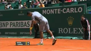 Nadal vs Tsonga  Masters MONTECARLO 2013 SF  Full Match HD [upl. by Lodmilla10]