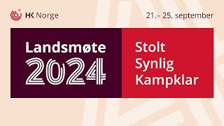 HK Landsmøte 2024 Mandag 12 [upl. by Egnalos]