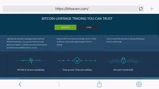 BitSeven Leverage Trading Exchange Similar To Bitmex [upl. by Biagio]