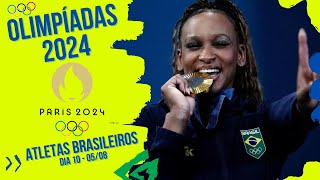 Olimpíadas 2024 Dia 10  Rebeca Andrade é Ouro Brasil Brilha em Paris [upl. by Ssac]