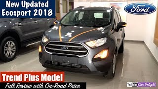 New Ford Ecosport 2018 Trend Plus Model Detailed Review  Team Car Delight [upl. by Anselmi891]