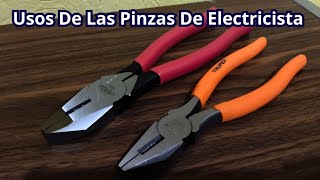 Usos Básicos De Las Pinzas De Electricista [upl. by Eiralc102]