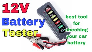 12V LED Digital Battery Tester  Cek kondisi aki mobil [upl. by Lurlene689]