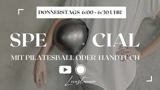 PILATES BALL WORKOUT für alle Stufen 🔴🔥 [upl. by Jacintha66]