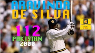 Elegant Aravinda De Silva matchwinning 112 vs Pakistan at Rawalpindi 2000 in lowscoring Encounter [upl. by Notsirk]