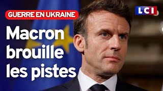 Ukraine  Macron souhaite quotla défaitequot de Moscou tout en ne voulant pas quotécraser la Russiequot [upl. by Coffey]