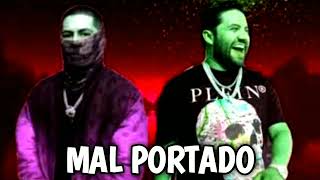 EL Makabelico y Luis R Conriquez  Mal Portado Musica [upl. by Drofhsa]