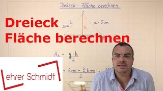 Dreieck  Umfang berechnen  Geometrie  Mathematik  Lehrerschmidt [upl. by Rai]