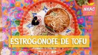 Estrogonofe de tofu com cogumelos e palmito  Tati Lund  ComidaOrg [upl. by Gwyneth]