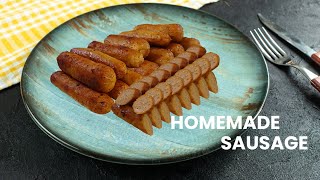 Sausage Recipe Perfectly Delicious Homemade Sausages [upl. by Aidua]