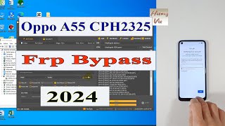 Oppo A55 4G CHP2325 Frp bypass Android 111213 with Unlocktool  Gsm hung vu [upl. by Assiruam]