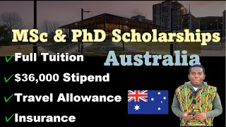 Fully Funded Scholarship in Australia covering TravelVisa Cost with 36000 Stipend [upl. by Maximilianus494]