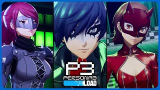 P5 Phantom Thieves DLC outfits showcase  Persona 3 Reload [upl. by Ymar]