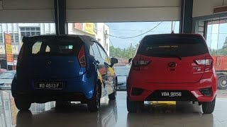 PROTON IRIZ VS PERODUA MYVI B SEGMENT HATCHBACK [upl. by Laspisa398]