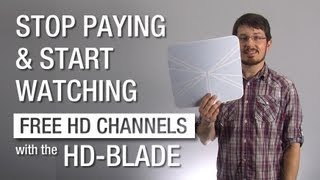 Hands on With the HDBlade Indoor TV Antenna From Solid Signal [upl. by Doownelg]