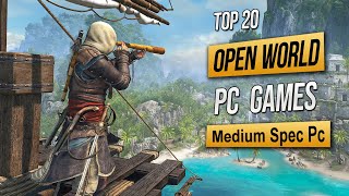 Top 20 Best OPEN WORLD Games For 4GB RAM  6GB RAM  2GB VRAM 2023 [upl. by Ztnahc]