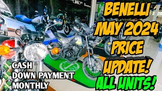 Benelli Motorcycle April 2024 Price Update Philippines All Units Langga Gail [upl. by Anastassia]