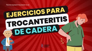 TROCANTERITIS DE CADERA EJERCICIOS DE REHABILITACIÓN ✅ [upl. by Hoxsie325]