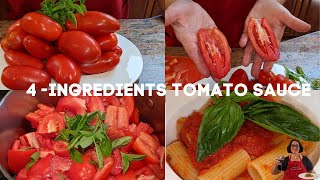 Perfect Italian tomato sauce made from scratch with San Marzano Tomatoes [upl. by Razaele]