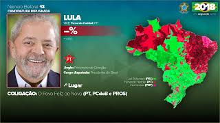 INÉDITO Jingle quotPrisioneiro do Coraçãoquot de Lula em 2018  Eleições para a presidência do Brasil [upl. by Goodkin]