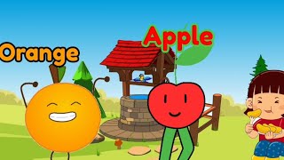 Learn fruits name  kids songs  English cartoon video  learning songs [upl. by Luahs770]