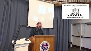 Maine Masonic College  Convocation  10122024 [upl. by Hamburger]