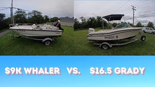 Picking Boats by the Side of the Road  Grady vs Boston Whaler Plus 3 Other Boats [upl. by Artim29]