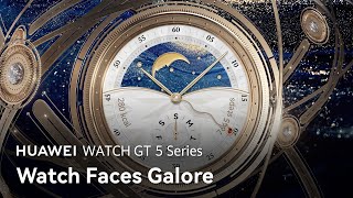 HUAWEI WATCH GT 5 Series  Watch Faces Galore [upl. by Mannos637]