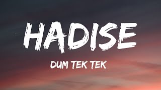 Hadise  Düm Tek Tek Lyrics [upl. by Zantos84]