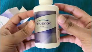 Freshlook Eye Lenses Full Set Replacement Cycle 12 Month Best Lens eyelenses freshlook youtube [upl. by Cosmo]