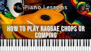 How to play Reggae Chops or Comping in Key F Ghanaian Piano Reggae Chops GhPianoVoicing [upl. by Nomolas]