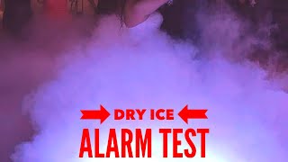 Dry Ice Alarm Test [upl. by Yrocaj296]