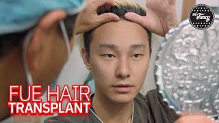 He Got a Hair Transplant in KOREA Part One [upl. by Sivrat]