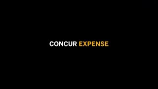 Concur Expense Demo Extended [upl. by Hills]